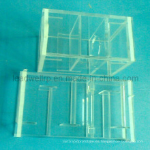 Prototipo de ABS transparente en CNC CNC de mecanizado / rápido prototipo (LW-02040)